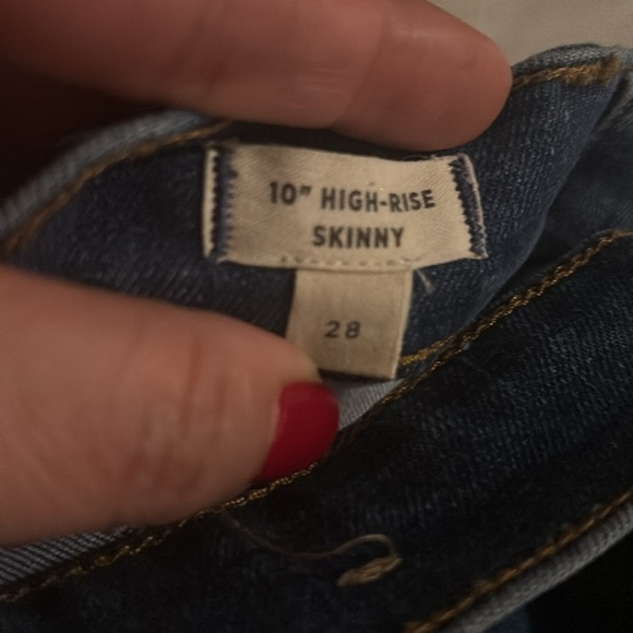 Madewell 10” High-Rise Skinny Jeans - Picture 6 of 6